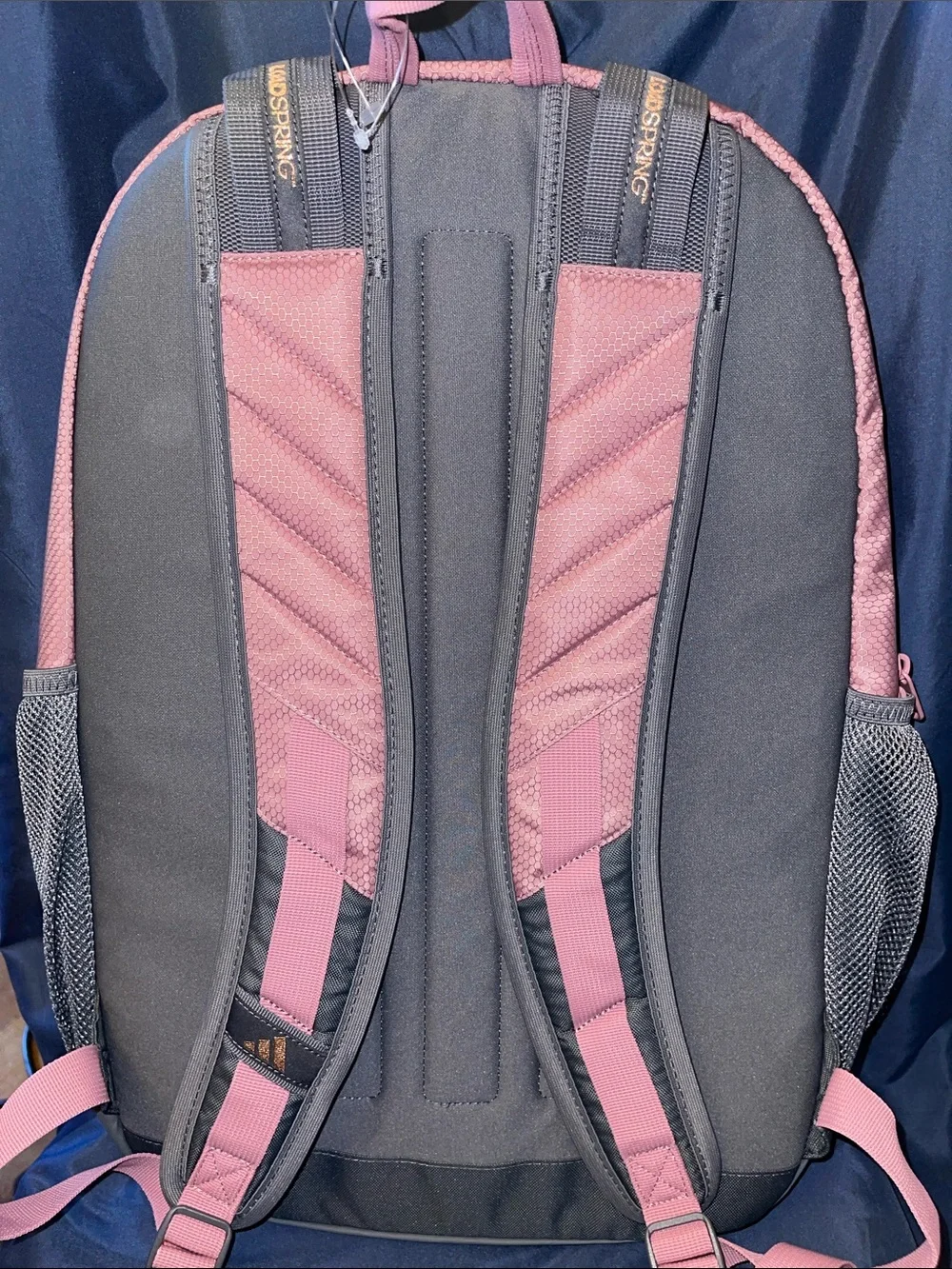 Adidas Wonder Orchid Purple Primetime Backpack with Gray Base - Picture 7 of 9